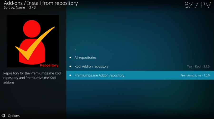 Set Up Premiumize on Kodi